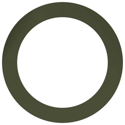 Flacher Baumring Olivgrün Ø90 / 120 cm Stahl