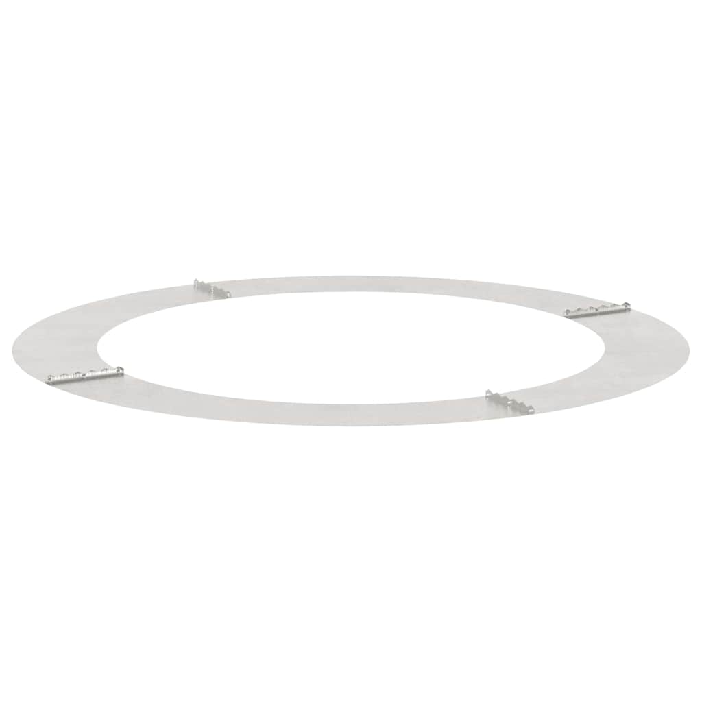 Flacher Baumring Silber Ø90 / 120 cm Edelstahl