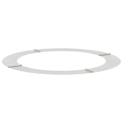 Flache Baumringe 5 pcs Silber Ø90 / 120 cm Edelstahl