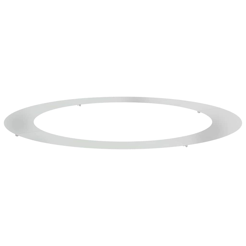 Flacher Baumring Silber Ø90 / 120 cm Verzinkter Stahl