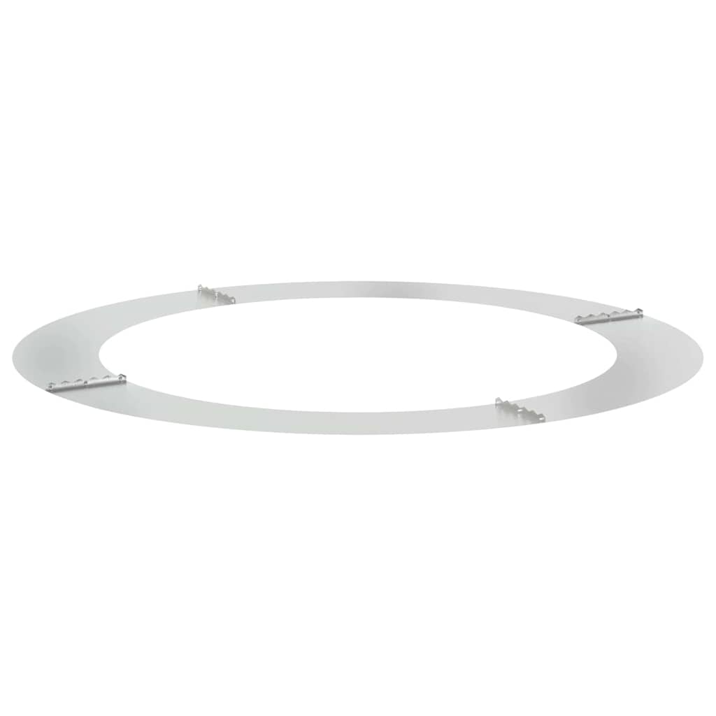 Flacher Baumring Silber Ø90 / 120 cm Verzinkter Stahl