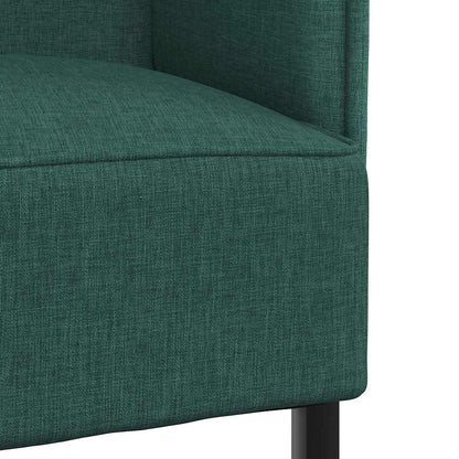 Hoher Rücken Sofa Dunkelgrün 109 x 56 x 121 cm Stoff