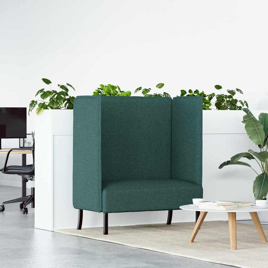 Hoher Rücken Sofa Dunkelgrün 109 x 56 x 121 cm Stoff