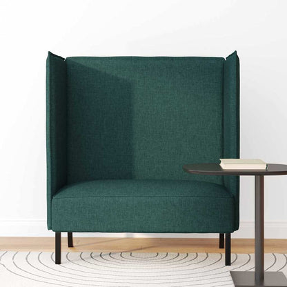 Hoher Rücken Sofa Dunkelgrün 109 x 56 x 121 cm Stoff