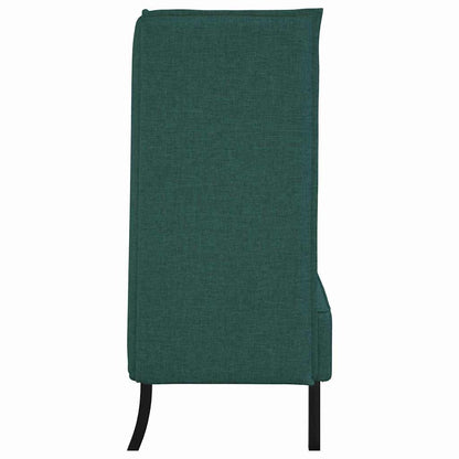 Hoher Rücken Sofa Dunkelgrün 109 x 56 x 121 cm Stoff