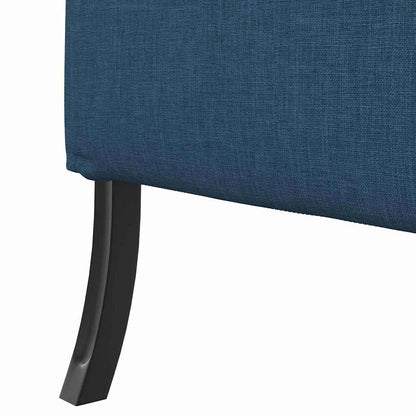 Hoher Rücken Sofa Blau 109 x 56 x 121 cm Stoff