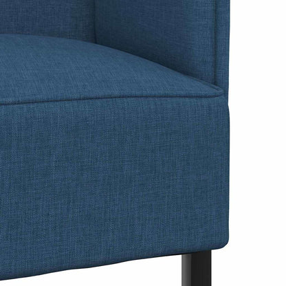 Hoher Rücken Sofa Blau 109 x 56 x 121 cm Stoff