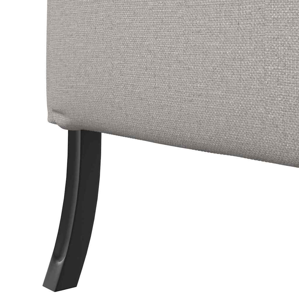 Hoher Rücken Sofa Wolken-Grau 109 x 56 x 121 cm Stoff