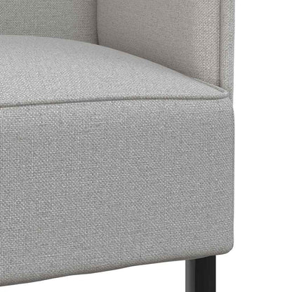 Hoher Rücken Sofa Wolken-Grau 109 x 56 x 121 cm Stoff