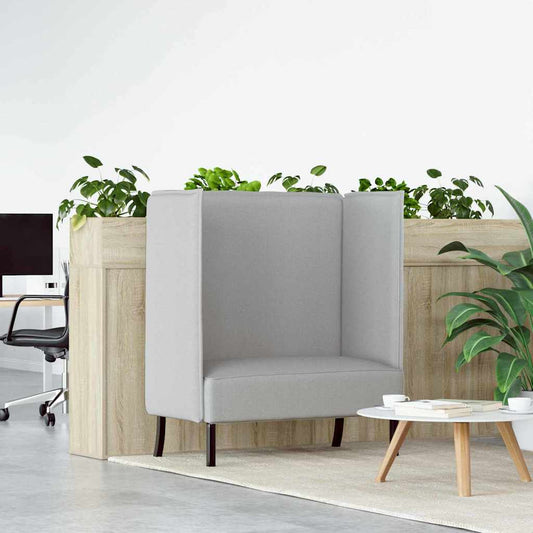Hoher Rücken Sofa Wolken-Grau 109 x 56 x 121 cm Stoff