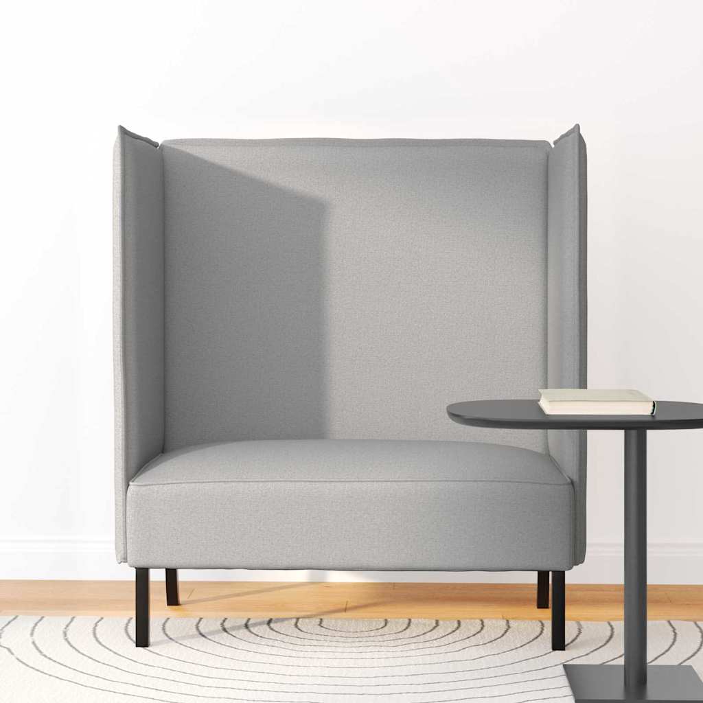 Hoher Rücken Sofa Wolken-Grau 109 x 56 x 121 cm Stoff