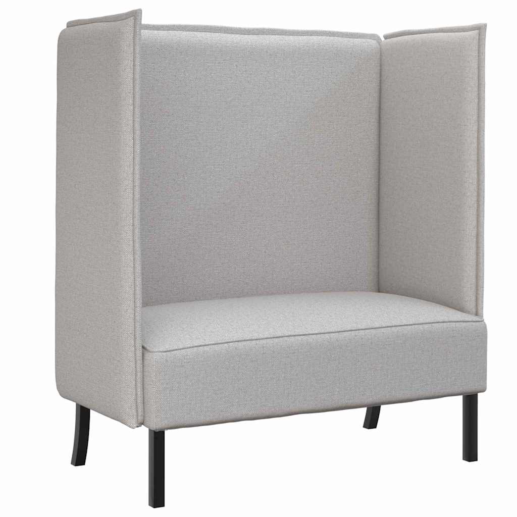 Hoher Rücken Sofa Wolken-Grau 109 x 56 x 121 cm Stoff