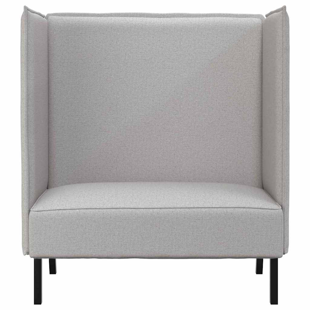 Hoher Rücken Sofa Wolken-Grau 109 x 56 x 121 cm Stoff
