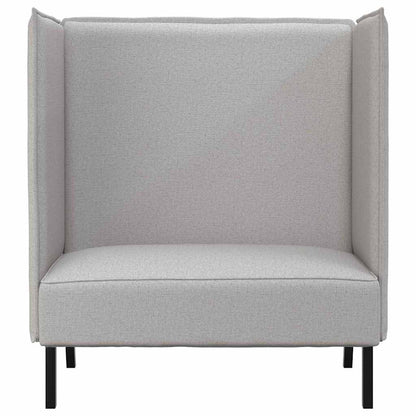 Hoher Rücken Sofa Wolken-Grau 109 x 56 x 121 cm Stoff