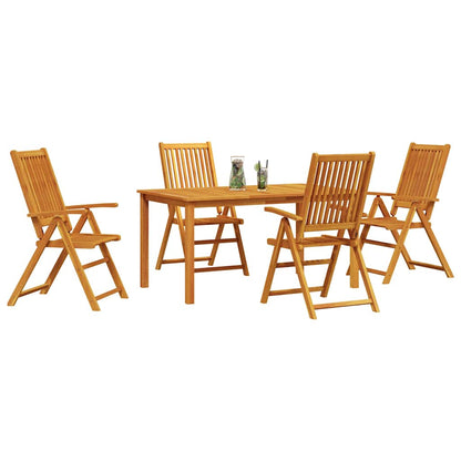 Garten Essgruppe 5 pcs Braun Akazie Massivholz
