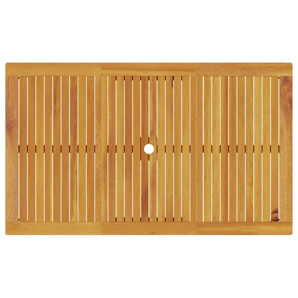 Garten Essgruppe 7 pcs Braun Akazie Massivholz