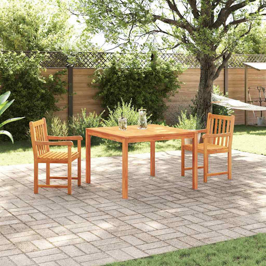 Garten Essgruppe 3 pcs Braun Massivholz Akazie