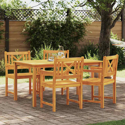 Garten Essgruppe 5 pcs Braun Akazie Massivholz
