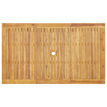 Garten Essgruppe 5 pcs Braun Akazie Massivholz