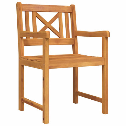 Garten Essgruppe 3 pcs Braun Massivholz Akazie