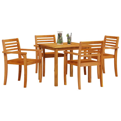 Garten Essgruppe 5 pcs Braun Akazie Massivholz