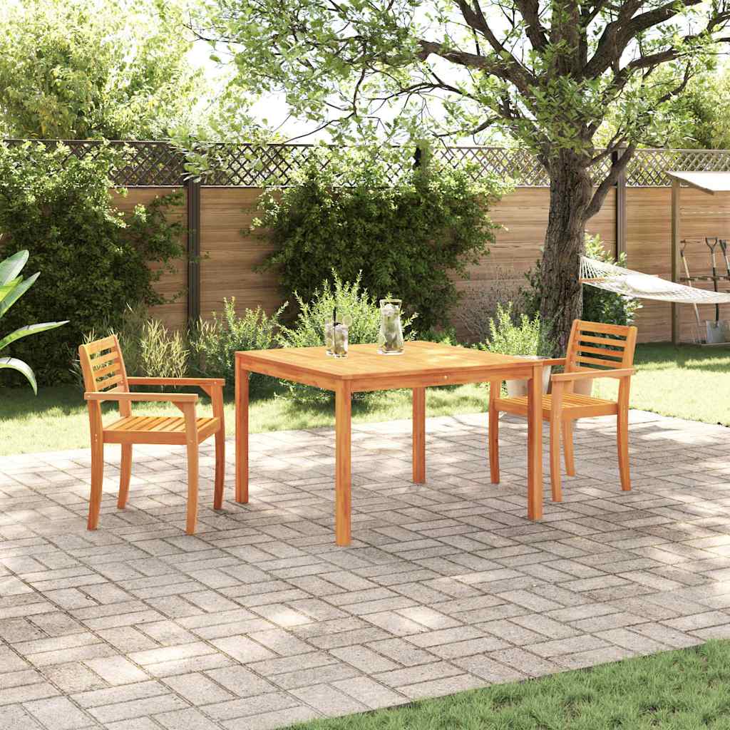 Garten Essgruppe 3 pcs Braun Akazie Massivholz
