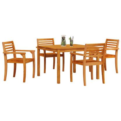 Garten Essgruppe 5 pcs Braun Akazie Massivholz