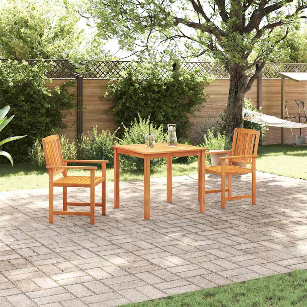 Garten Essgruppe 3 pcs Braun Akazie Massivholz