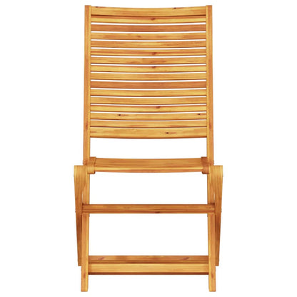 Klapp Bistro Set 3 pcs Braun Akazie Massivholz