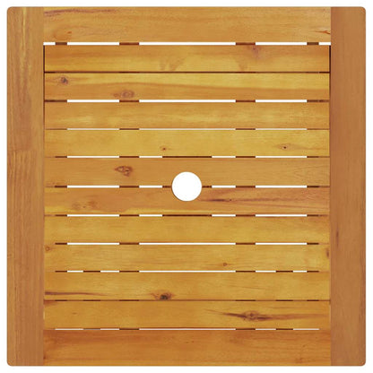 Klapp Bistro Set 3 pcs Braun Akazie Massivholz