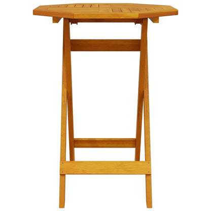 Klapp Bistro Set 3 pcs Braun Akazie Massivholz