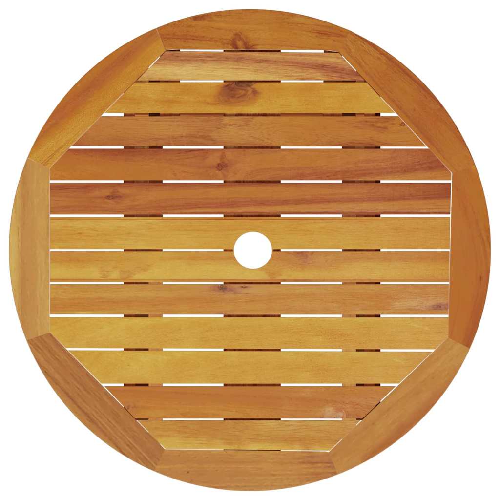 Klapp Bistro Set 3 pcs Braun Akazie Massivholz