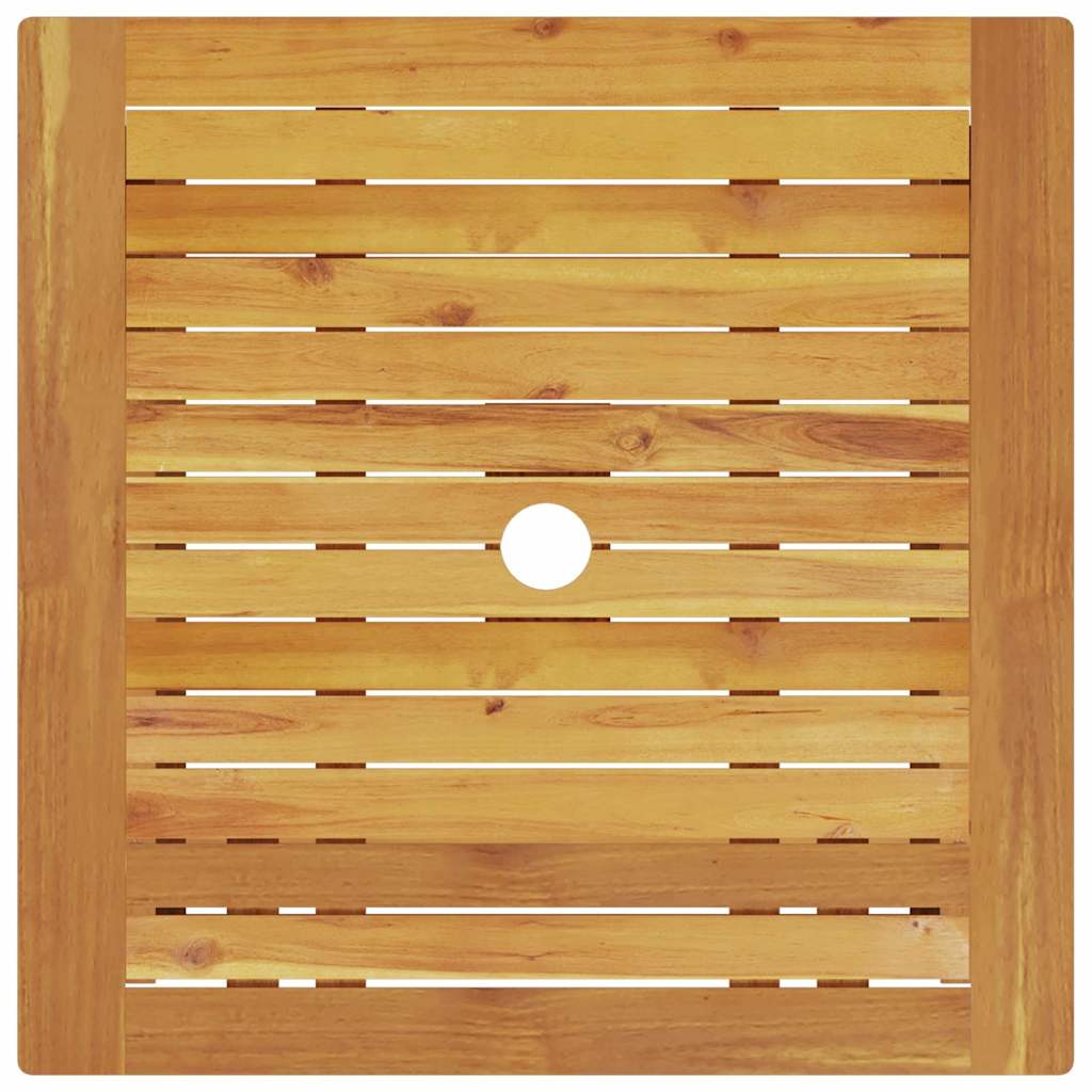 Klapp Bistro Set 3 pcs Braun Akazie Massivholz