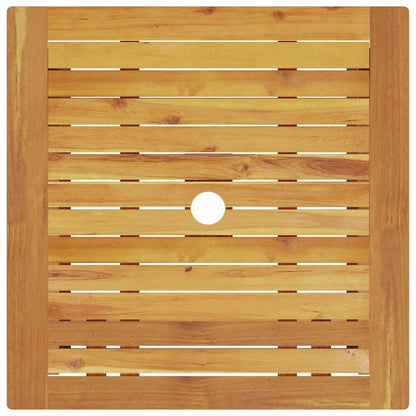 Klapp Bistro Set 3 pcs Braun Akazie Massivholz