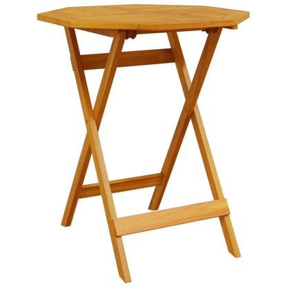 Klapp Bistro Set 3 pcs Braun Akazie Massivholz