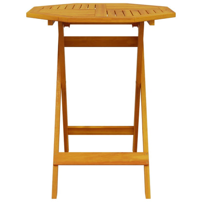 Klapp Bistro Set 3 pcs Braun Akazie Massivholz