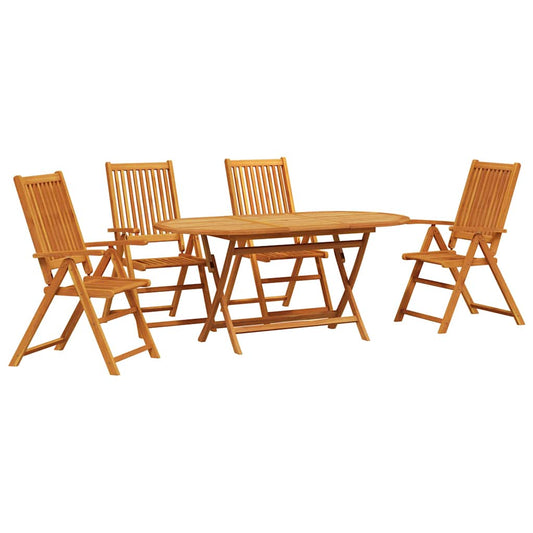 Garten Essgruppe 5 pcs Braun Akazie Massivholz