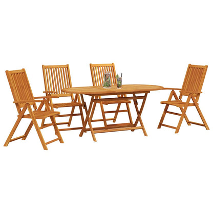 Garten Essgruppe 5 pcs Braun Akazie Massivholz