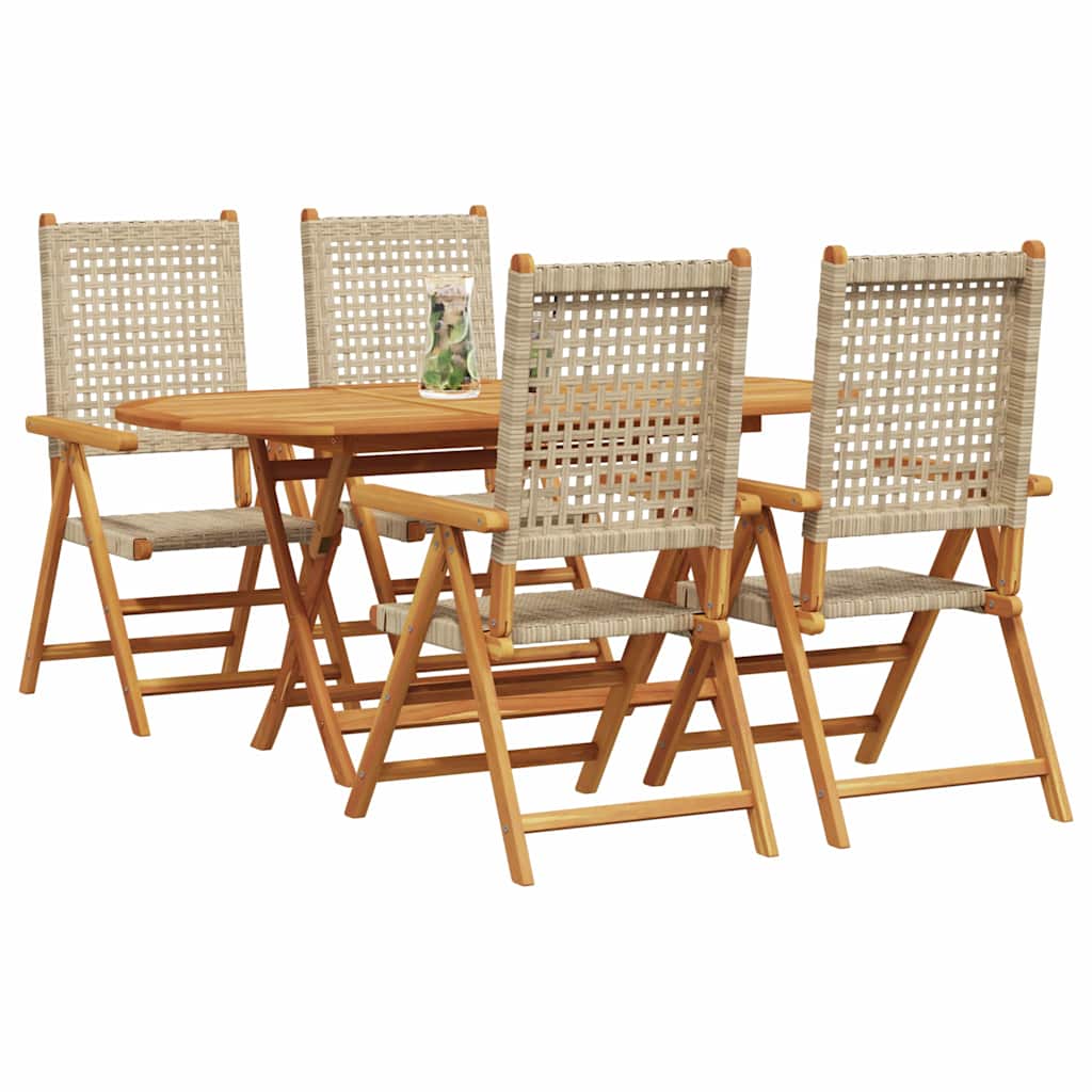 Garten Essgruppe 5 pcs Beige