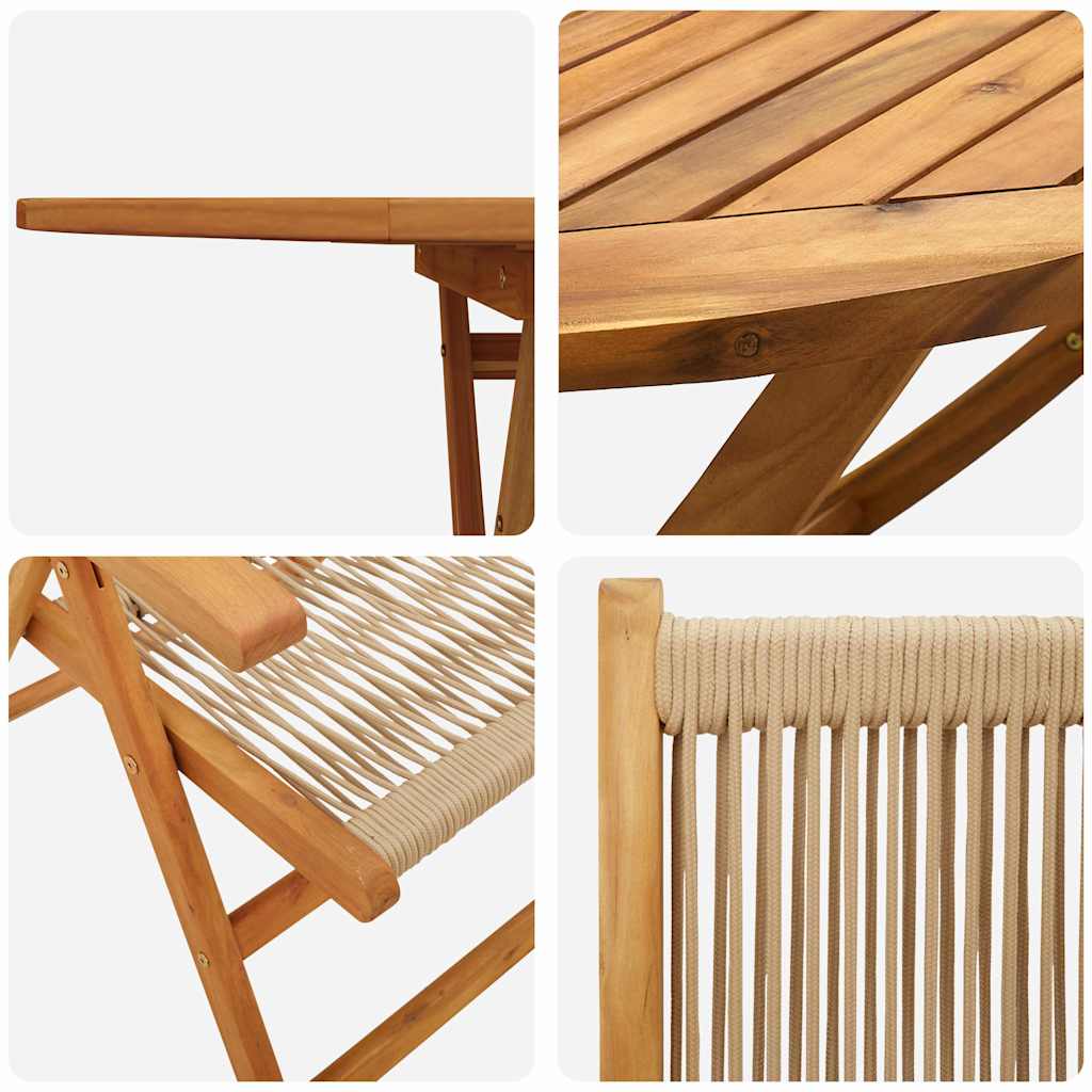 Garten Essgruppe 7 pcs Beige