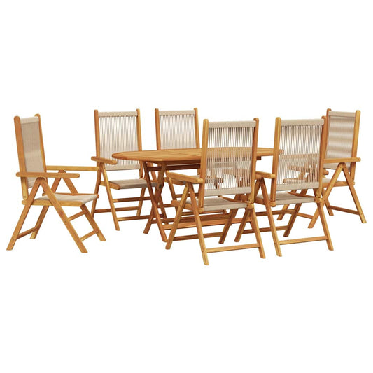 Garten Essgruppe 7 pcs Beige