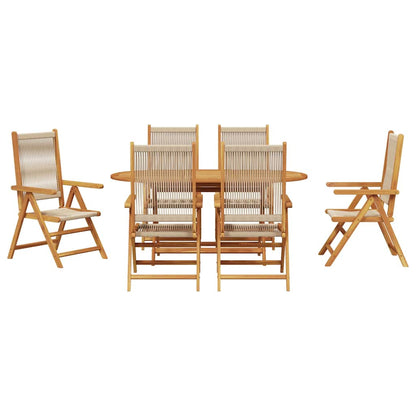 Garten Essgruppe 7 pcs Beige