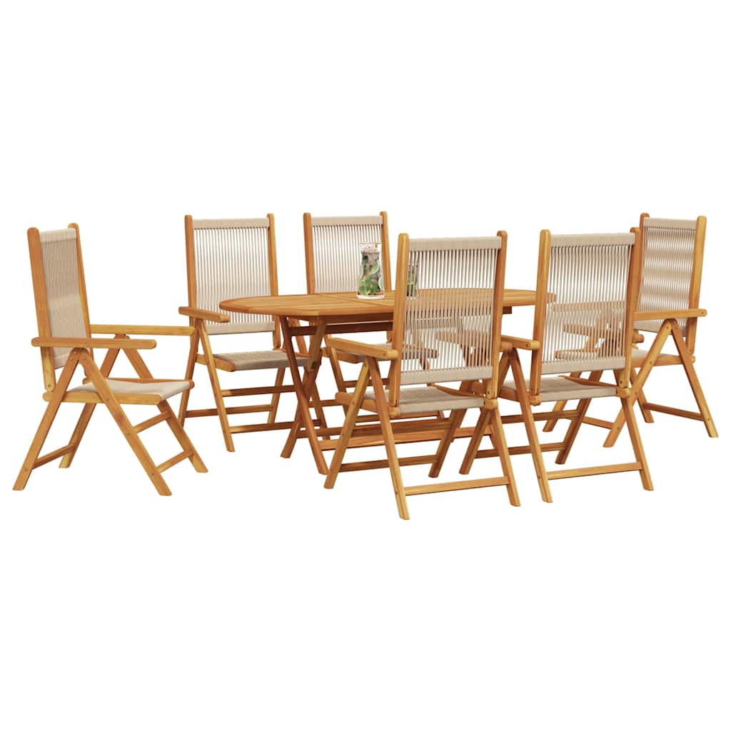 Garten Essgruppe 7 pcs Beige