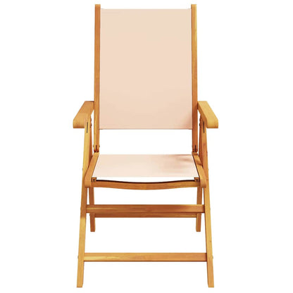 Garten Essgruppe 5 pcs Beige Akazie Massivholz