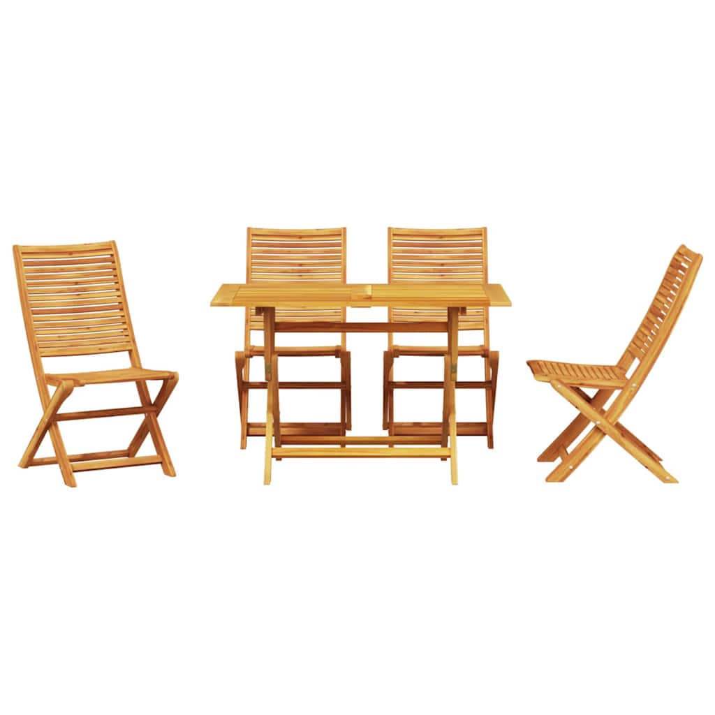 Garten Essgruppe 5 pcs Braun Akazie Massivholz