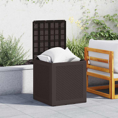 Gartenlagerbox mit Speicher Braun 55 x 53 x 57 cm Polypropylen