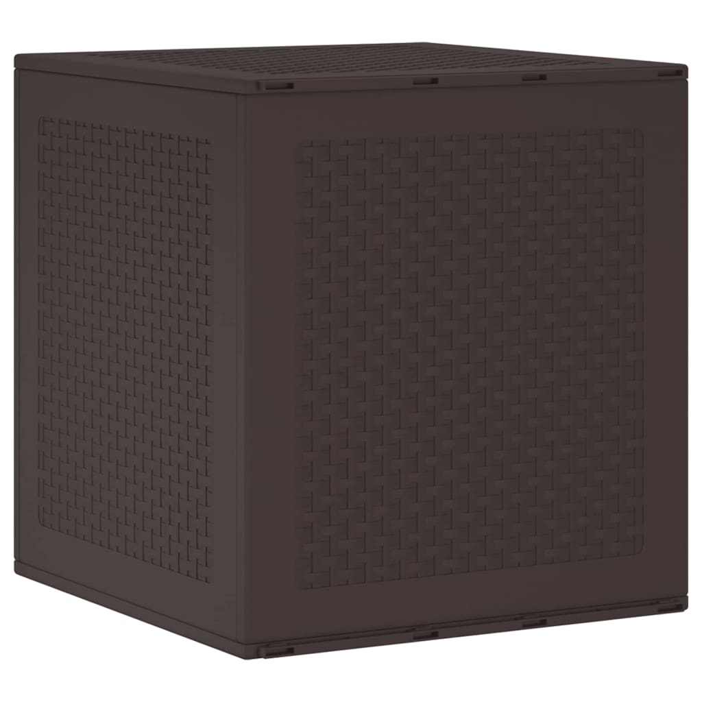Gartenlagerbox mit Speicher Braun 55 x 53 x 57 cm Polypropylen