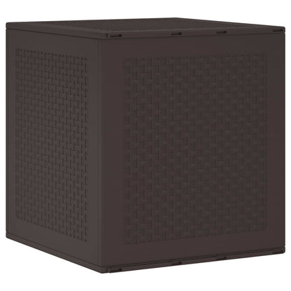 Gartenlagerbox mit Speicher Braun 55 x 53 x 57 cm Polypropylen