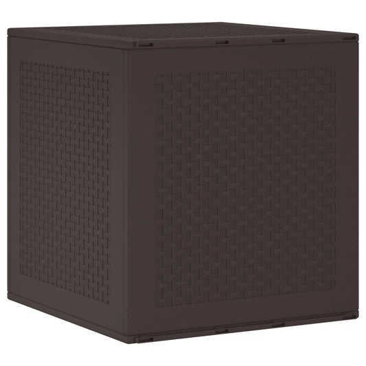 Gartenlagerbox mit Speicher Braun 55 x 53 x 57 cm Polypropylen
