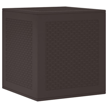 Gartenlagerbox mit Speicher Braun 55 x 53 x 57 cm Polypropylen